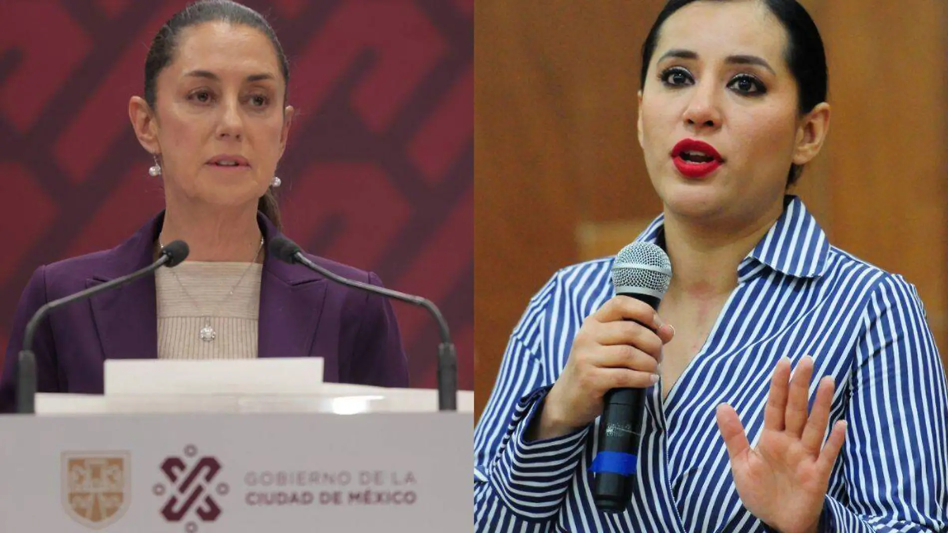 Sheinbaum y Sandra Cuevas, los pleitos que las distancian